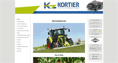 Desktop Screenshot of kortiermechanisatie.nl